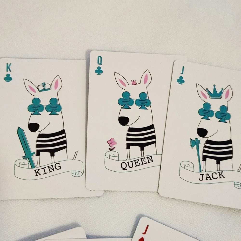 Skechers Playing Cards Manhattan Beach Surf Dog Standard Size w 1 Joker